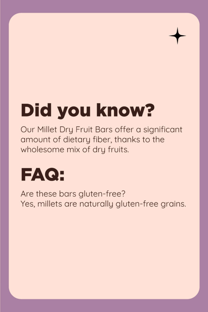 Kiru Millet Bars Combo Dry Fruits Bar Chikki Bar Crunch Bar