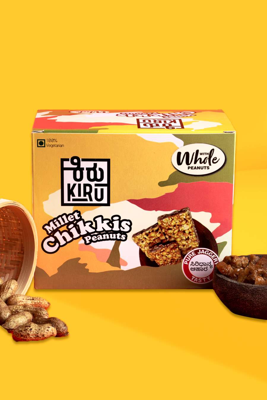 kiru millet healthy office snacks chikkis