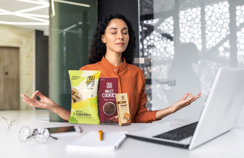 Kiru Millet healthy office snacks for promoting company health among employees