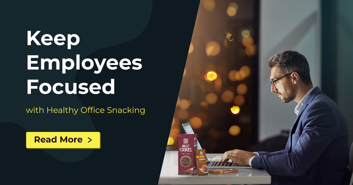 healthy office snacks to keep employees focused throughout the day